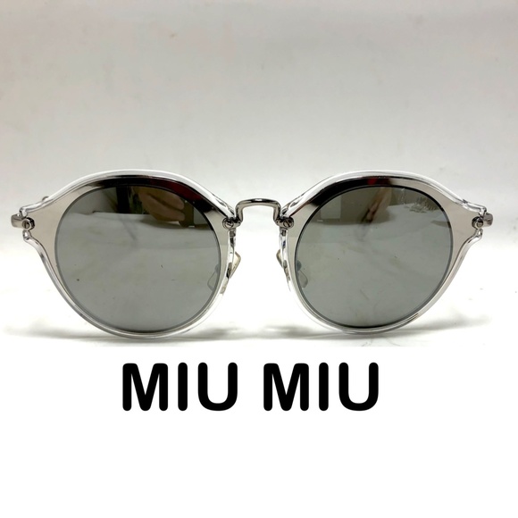 Miu Miu Mirrored Sunglasses NWOT - Picture 1 of 8